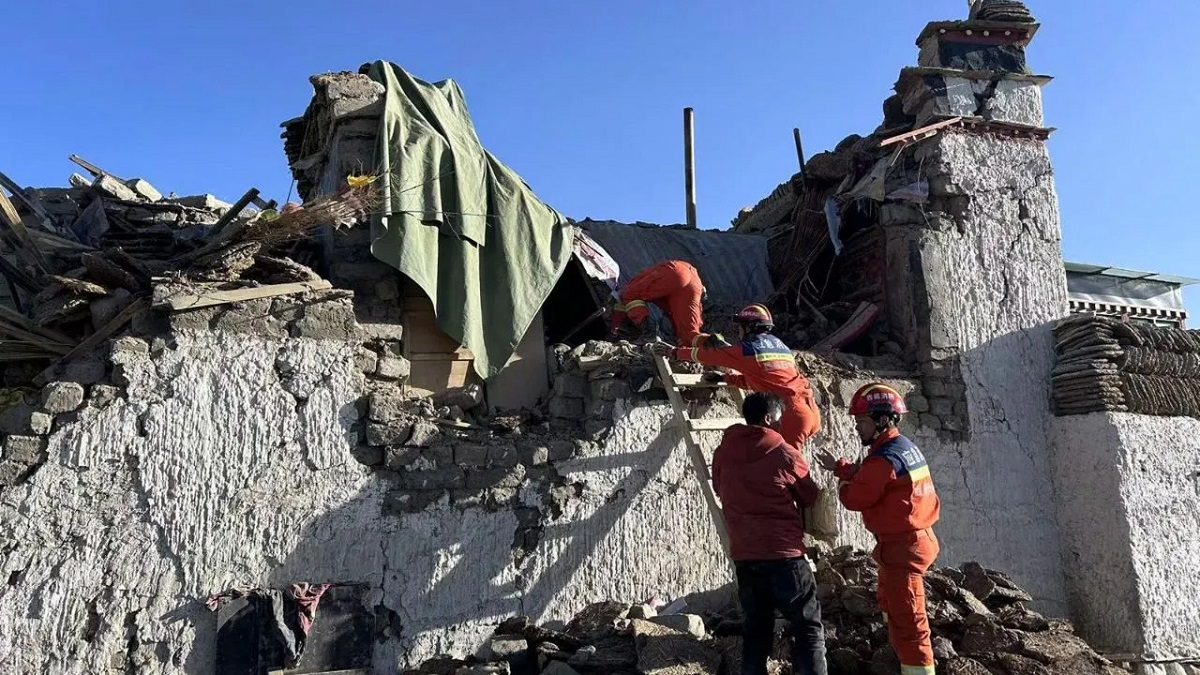 Earthquake in Tibet