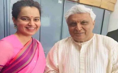 Kangana and Javed Akhtar