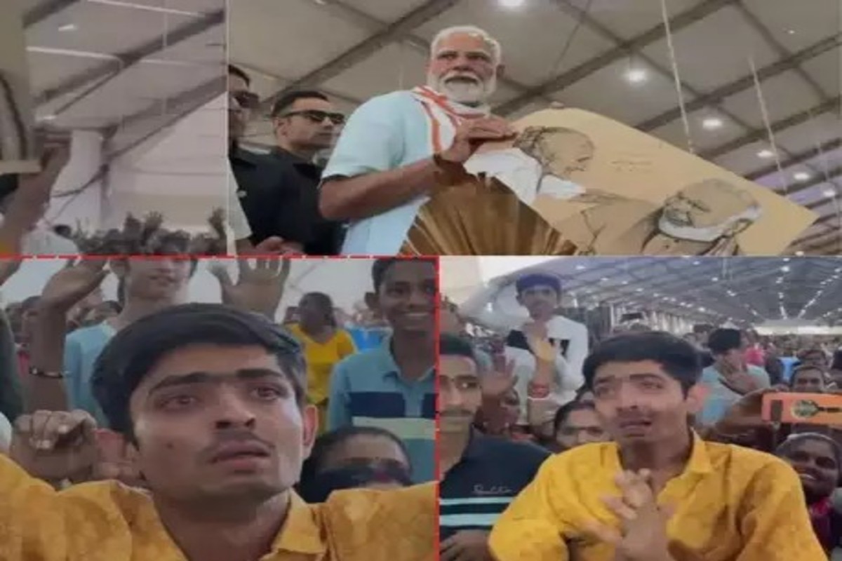 PM Modi Surat Fan Video