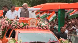 PM નરેન્દ્ર મોદીનો ભવ્ય રોડ શો