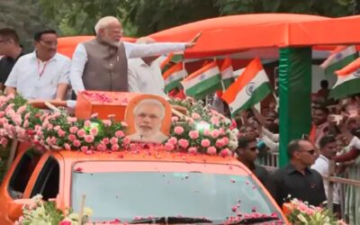 PM નરેન્દ્ર મોદીનો ભવ્ય રોડ શો