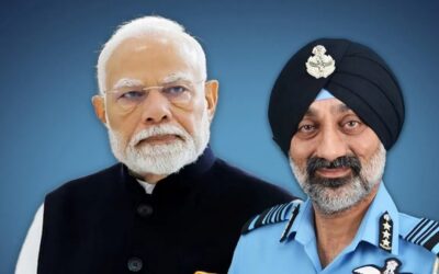 PM મોદીની વાયુસેનાના વડા એર ચીફ માર્શલ એપી સિંહ સાથે મુલાકાત PM મોદીની રાષ્ટ્રીય સુરક્ષા બેઠક