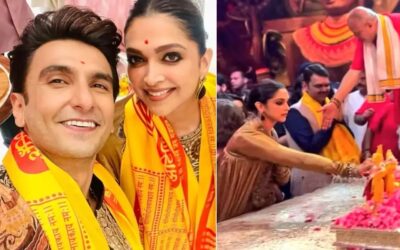 Deepika-Ranveer: રણવીર સિંહનો નવો લુક! દીપિકા સાથે ગણપતિ બાપ્પાના આશીર્વાદ લીધા, જુઓ વીડિયો Deepika-Ranveer_gujarat samay
