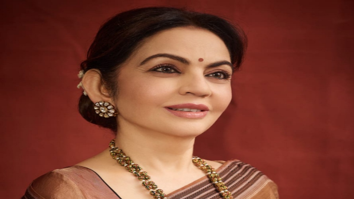 Nita Ambani Ram Name Saree: