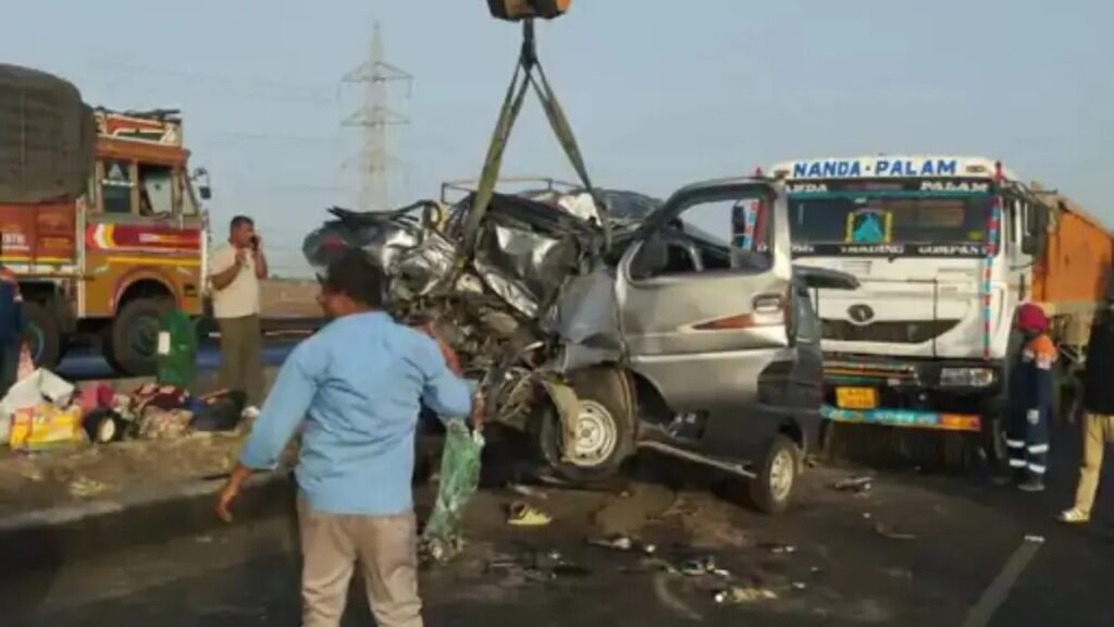 Morbi Halvad Highway Accident