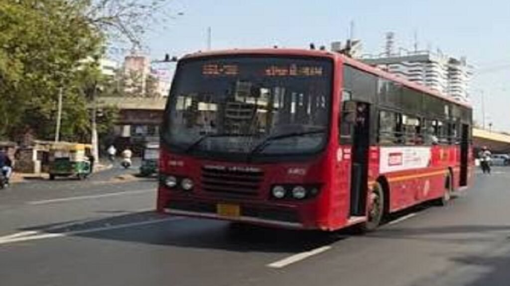 AMTS Bus Fake Number Plate