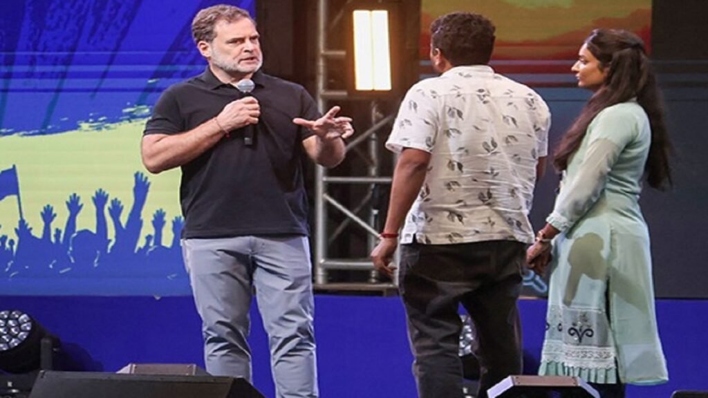 Rahul Gandhi Indore Chhatron Ki Goonj