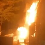 Ahmedabad Urban Chowk Food Bazaar Fire